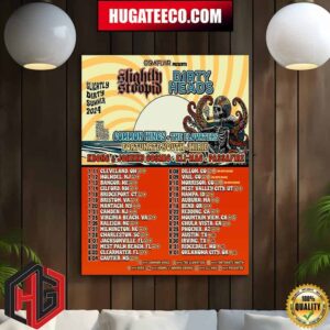 The Elovaters Slightly Dirty Summer 2024 With Special Guest Slightly Stoopid With Dirty Heads Passafire And  More Schedule List Home Decor Poster Canvas