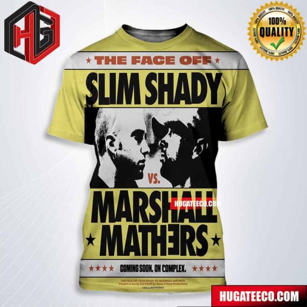 The Face Off Slim Shady Vs Marshall Mathers Coming Soon On Complex All Over Print Shirt