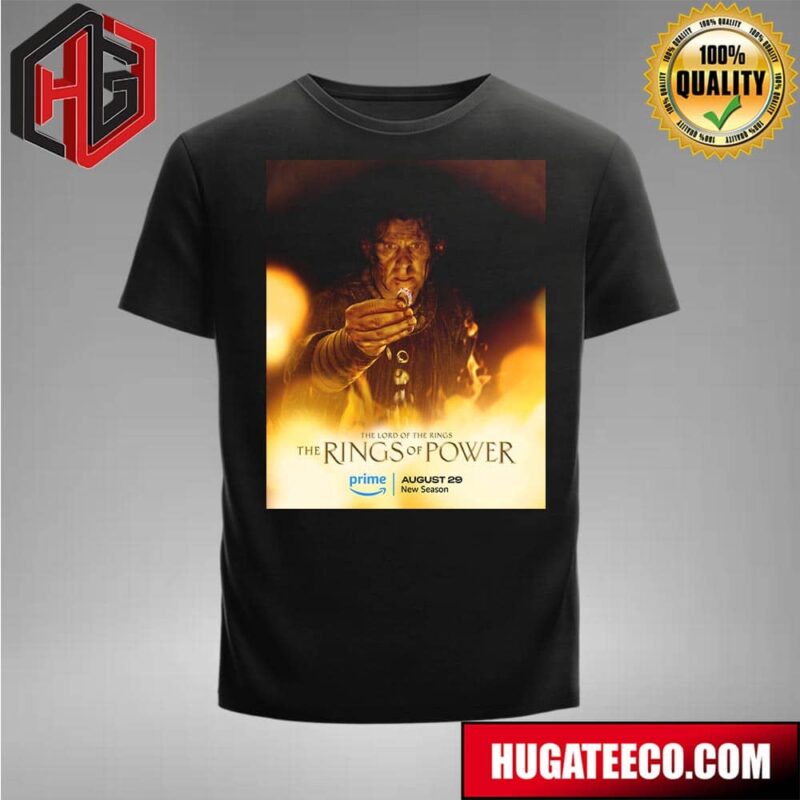 The Lord Of The Rings The Rings Of Power On Prime On August 29 New Season T-Shirt