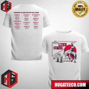 The Original Luke Combs Growin Up And Gettin Old Tour 2024 Timeline Two Sides T-Shirt