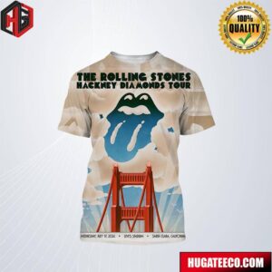 The Rolling Stones Hackney Diamonds Tuor 2024 At Levis Stadium In Santa Clara California On Wednesday July 17 2024 Merch All Over Print Shirt