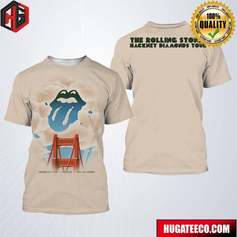 The Rolling Stones Hackney Diamonds Tuor 2024 At Levis Stadium In Santa Clara California On Wednesday July 17 2024 Merchandise All Over Print Shirt