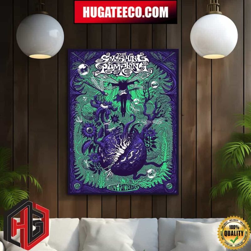 The Smashing Pumpkins At Rotterdam Ahoy On 29 June 2024 Home Decor Poster Canvas