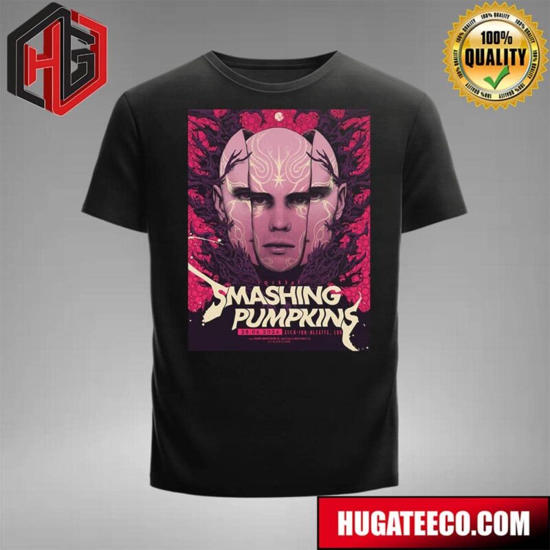 The Smashing Pumpkins Perform 28 06 2024 At Esch-Sur-Alzette In Luxembourg T-Shirt
