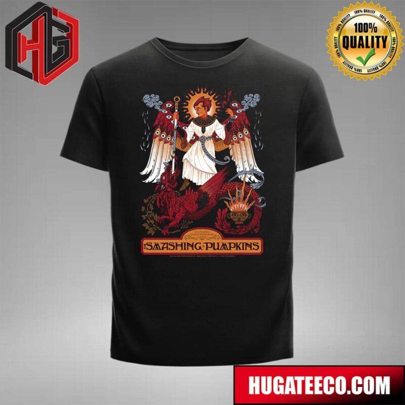 The Smashing Pumpkins Perform In Lucca Italy At Piazza Napoleone On 6 July 2024 T-Shirt