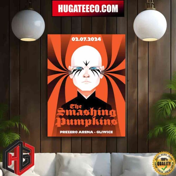 The Smashing Pumpkins Show At Prezero Arena In Gliwice On 02 07 2024 Home Decor Poster Canvas