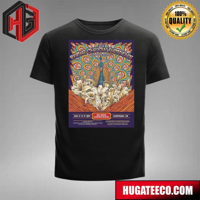 The String Cheese Incident Celebrating 30 Years On July 12-13-14 2024 At Red Rocks Amphitheatre Morrison Co Merchandise T-Shirt