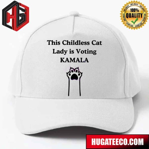 This Childless Cat Lady Is Voting Kamala Harris Hat-Cap