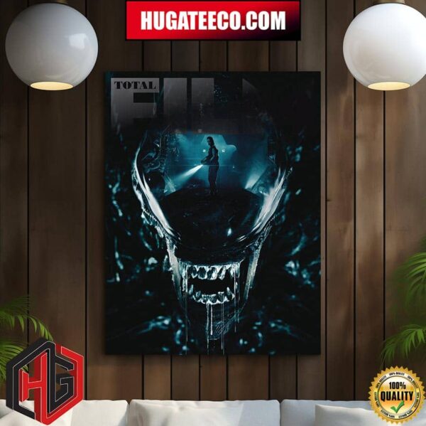 Total Film Cover Alien Romulus Xenomorph Home Decor Poster Canvas