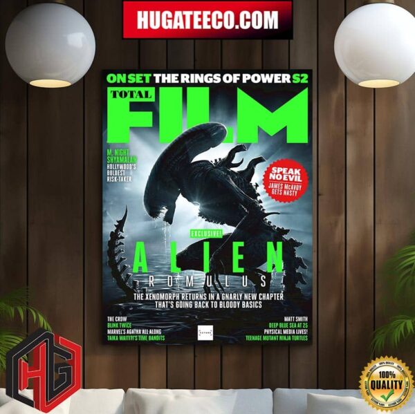 Total Film Exclusive Cover Alien Romulus One The Upcoming Issue Home Decor Poster Canvas