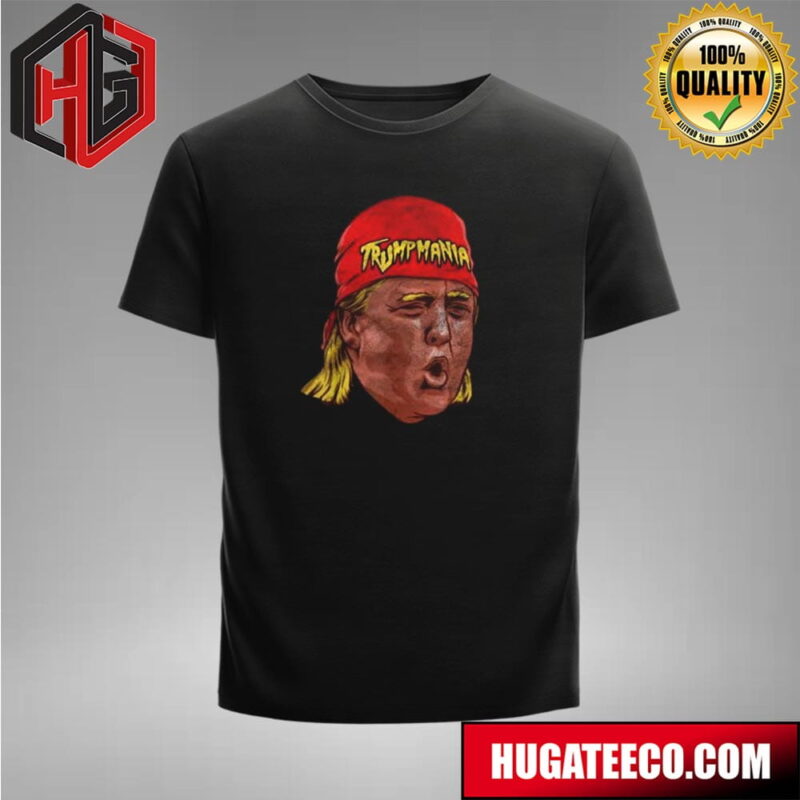 Trumpmania Old School Wrestling For Donald Trump Lover Elections 2024 T-Shirt
