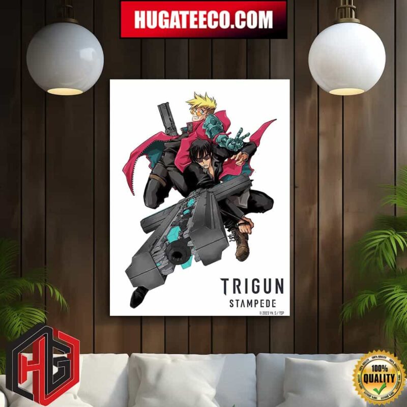 Vash And Nicholas Trigun Stampede Ver Special Visuals Home Decor Poster Canvas