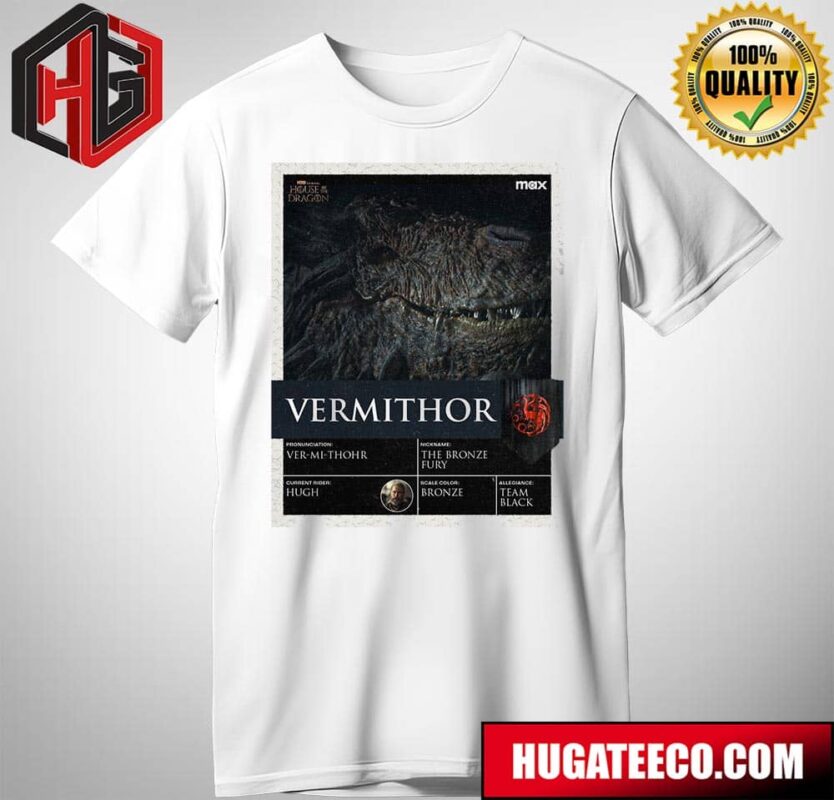 Vermithohr The Bronze Fury Current Rider Hugh Allegiance Team Black In House Of The Dragon Unisex T-Shirt