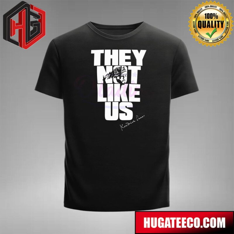 Vintage They Not Like Us Kendrick Lamar Diss Drake T-Shirt