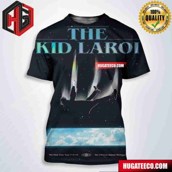Vip Poster For Tonight?s The Kid Laroi The First Time Tour On July 3rd 2024 At The Fillmore Detroit All Over Print Shirt