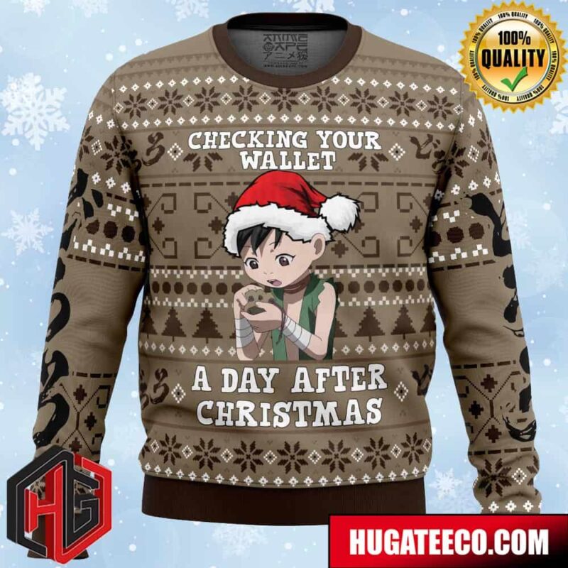 A Day After Christmas Dororos Anime Ape Chirstmas Gifts 2024 Xmas For Family And Friends Ugly Sweater