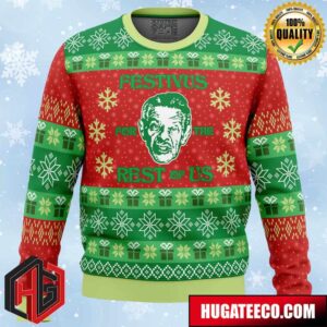 A Festivus for the Rest of Us Seinfeld Anime Ape Chirstmas Gifts 2024 Xmas For Family And Friends Ugly Sweater