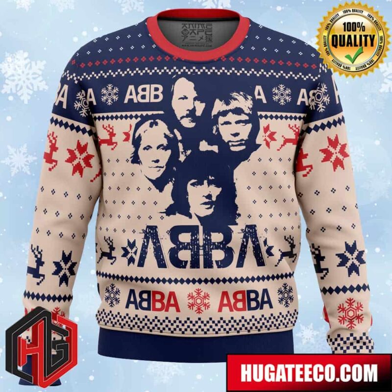 ABBA Anime Ape Chirstmas Gifts 2024 Xmas For Family And Friends Ugly Sweater