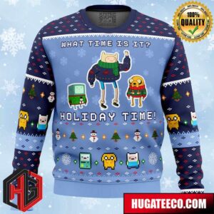 Adventure Time Christmas Time Anime Ape Chirstmas Gifts 2024 Xmas For Family And Friends Ugly Sweater