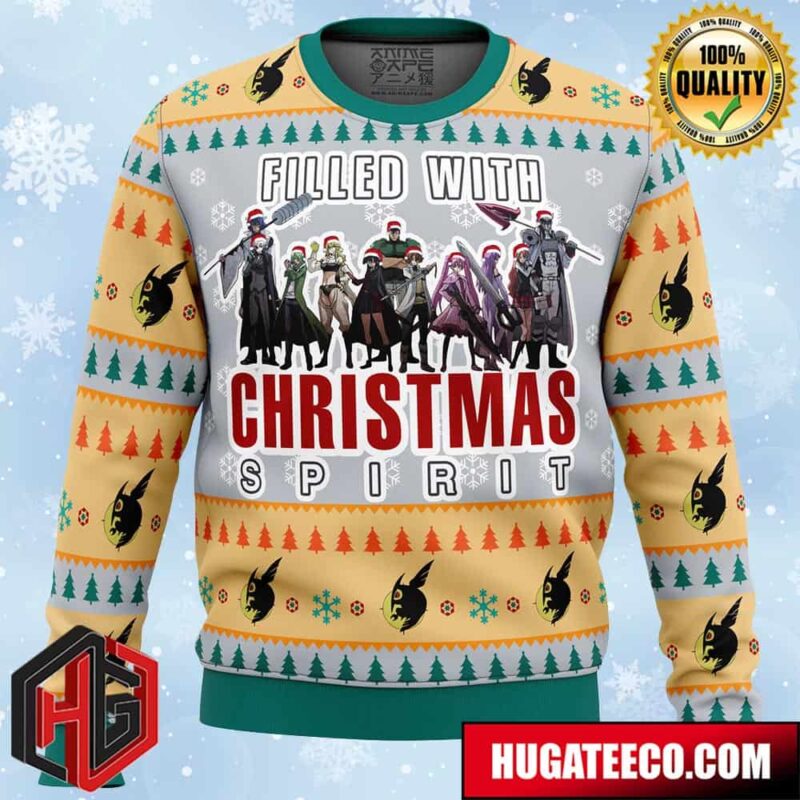 Akame ga Kill Night Raid Anime Ape Chirstmas Gifts 2024 Xmas For Family And Friends Ugly Sweater