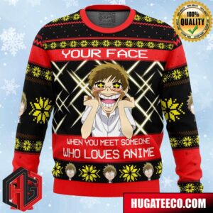 Aki’s Fox Devil Chainsaw Man Anime Ape Chirstmas Gifts 2024 Xmas For Family And Friends Ugly Sweater