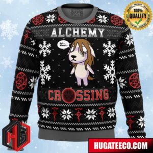 Alchemy Crossing Fullmetal Alchemist Anime Ape Chirstmas Gifts 2024 Xmas For Family And Friends Ugly Sweater