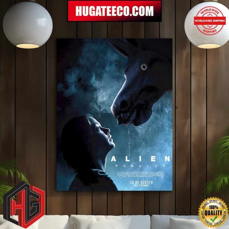 Alien Romulus Florence Pugh And Andrew Garfield In John Crowleys We Live In Time Poster Canvas