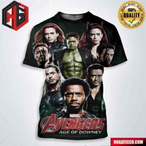 Avengers Age Of Downey Funny Robert Downey Jr Is In Every Characters All Over Print Shirt