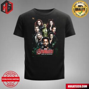 Avengers Age Of Downey Funny Robert Downey Jr Is In Every Characters T-Shirt
