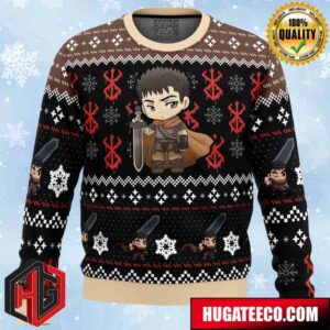 Chibi Guts Berserk Anime Ape Chirstmas Gifts 2024 Xmas For Family And Friends Ugly Sweater