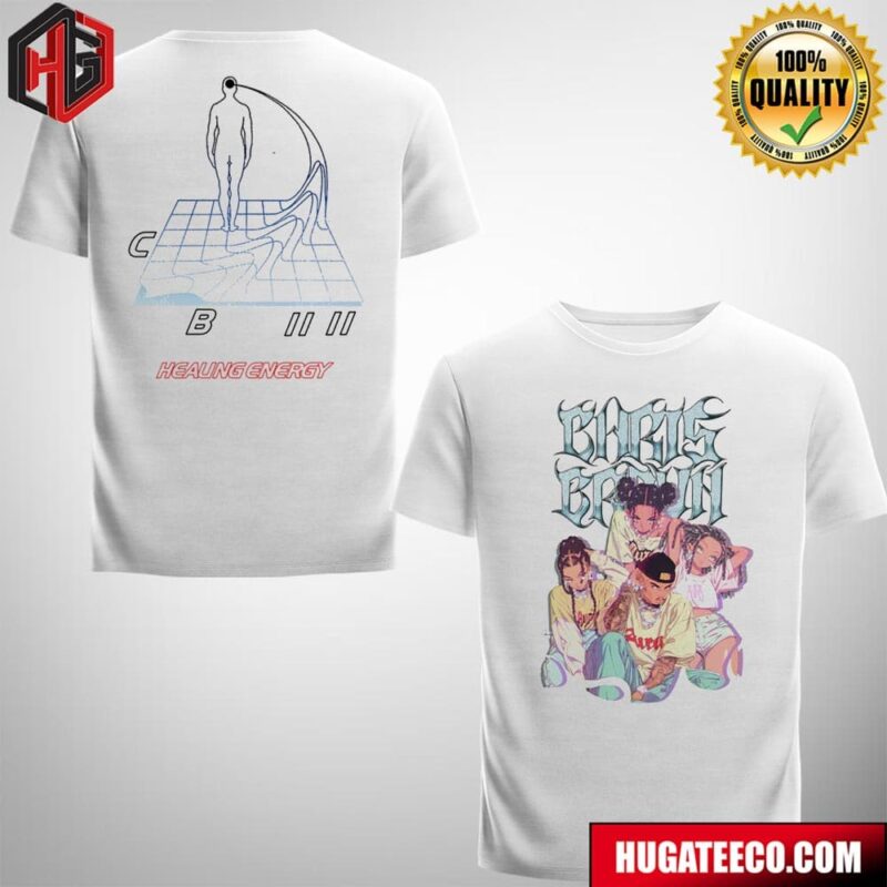 Chris Brown 20 Years Of Christopher Maurice Healing Energy Merchandise Two Sides T-Shirt