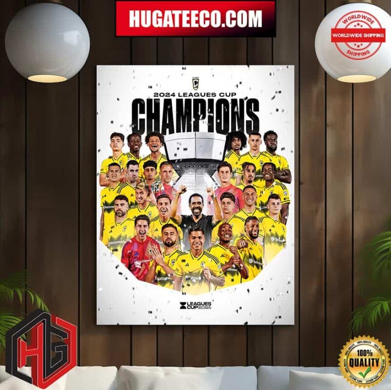 Columbus Crew 2024 Leagues Cup Champions Poster Canvas