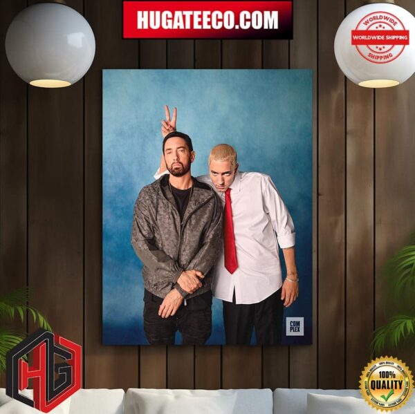 Complex Cover Stars Eminem And Slim Shady Home Decor Poster Canvas