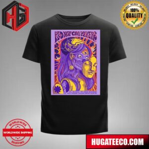 Concert Posters For The Red Hot Chili Peppers July 30 2024 In St Louis Missouri At Holywood Casino Amphitheatre T-Shirt