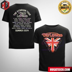 Def Leppard Stadium Tour Summer 2024 Merch T-Shirt