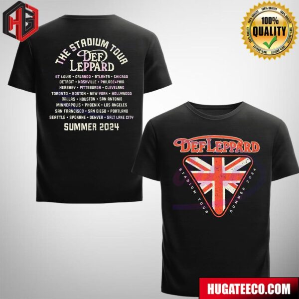 Def Leppard Stadium Tour Summer 2024 Merch T-Shirt