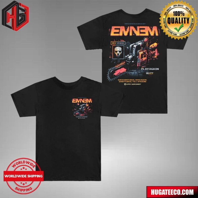 Eminem Shady Gaming Capsule Collection Shady Gaming Chainsaw Merchandise Two Sides Hoodie