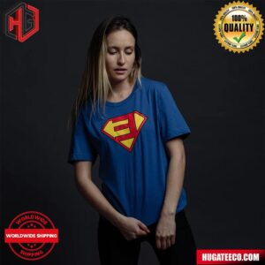 Eminem Super-E Logo Printed On A Blue T-Shirt