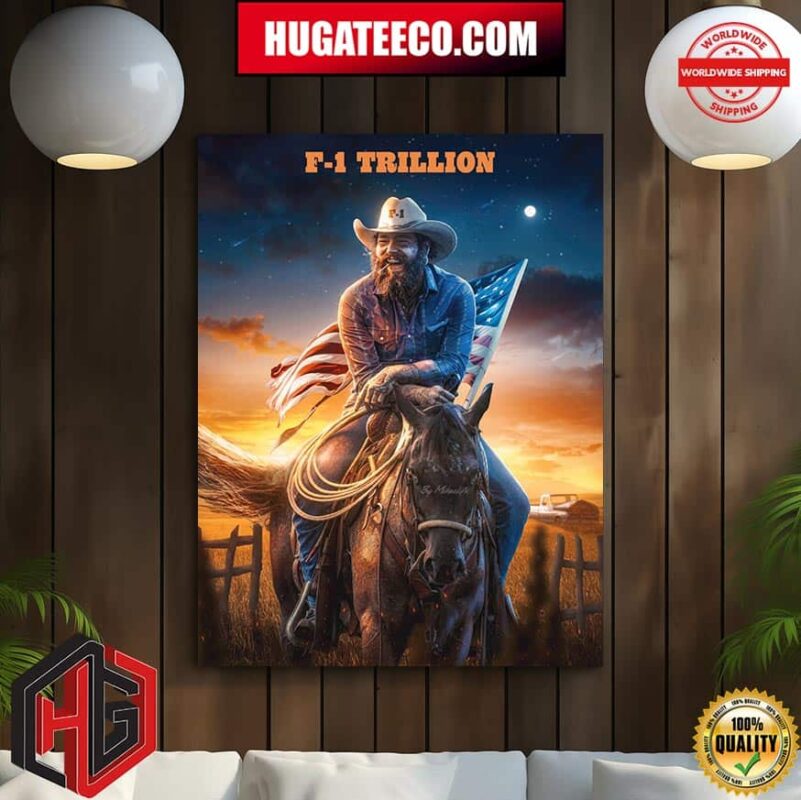 F-1 Trillion Post Malone Poster Art Home Decor Poster Canvas Home Decor Poster Canvas