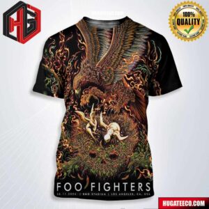 Foo Fighters Showcase Night 2 On 08 11 2024 At Bmo Stadium  On Los Angeles CA USA All Over Print Shirt