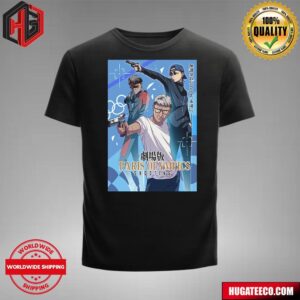 Funny Poster Movie Anime Version Paris Olympics Shooting 2024 No-Charge Uncle Forever T-Shirt