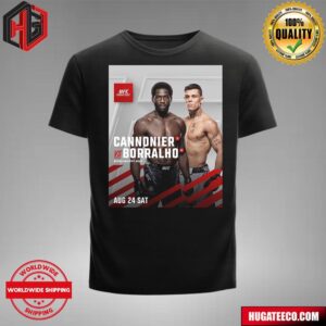 Jared Cannonier Vs Caio Borralho Will Headline UFC Vegas 96 Oct On August 24th T-Shirt