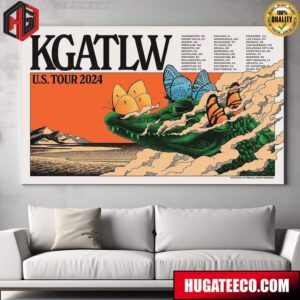 KGATLW King Gizzard And The Lizard Wizard Gizz US Tour 2024 Home Decor Poster Canvas