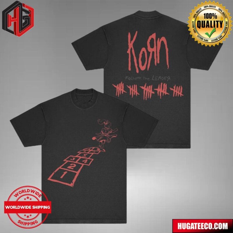 Korn Celebrating The 25th Anniversary Of Follow The Leader Two Sides T-Shirt