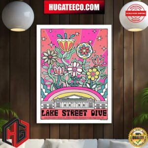 Lake Street Dive With Celisse On July 27 2024 At The Greek Theatre In Los Angeles Home Decor Poster Canvas