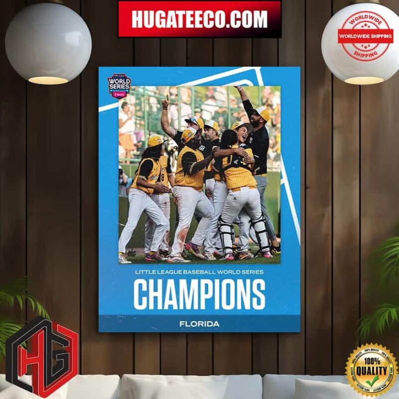 Little League Baseball World Series Champions Florida Wins In Extra Innings Take The Crown In Williamsport Poster Canvas
