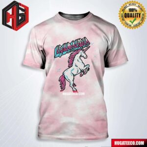 Lollapalooza 2024 Merch Unicorn Tie All Over Print Shirt Merch