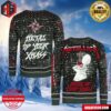 Metallica Gimme Yule Skull Santa Drum Xmas Gifts Merch Ugly Christmas Sweater