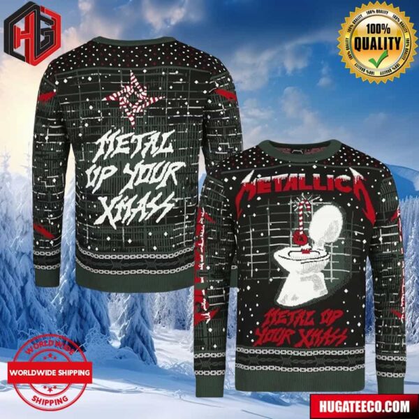 Metallica Christmas Jumper Metal Up Merch Ugly Christmas Sweater