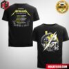 Metallica 40 Years Of Ride The Lightning For Whom The Bell Tolls Poster Art Merchandise T-Shirt